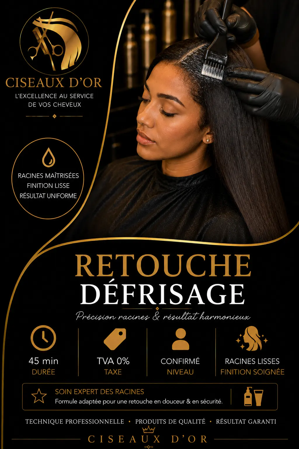 Retouche défrisage — Ciseaux d'Or