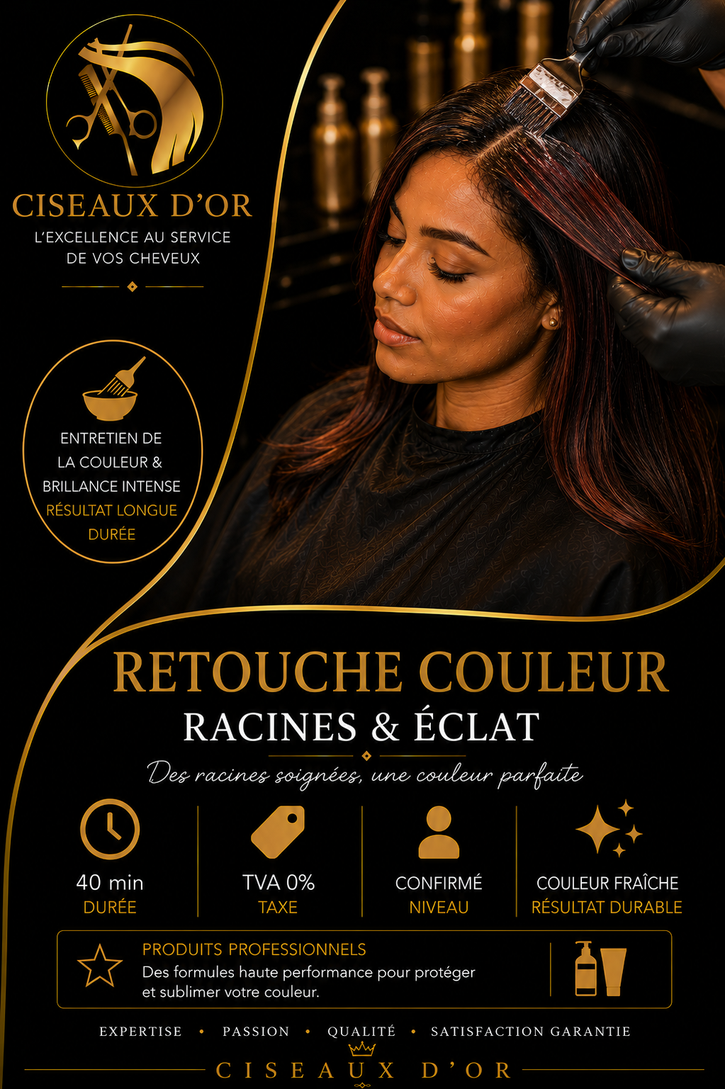 Retouche couleur — Ciseaux d'Or