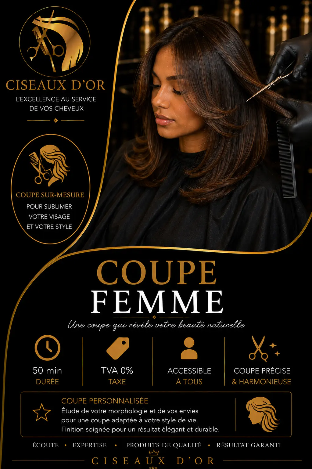 Coupe femme — Ciseaux d'Or