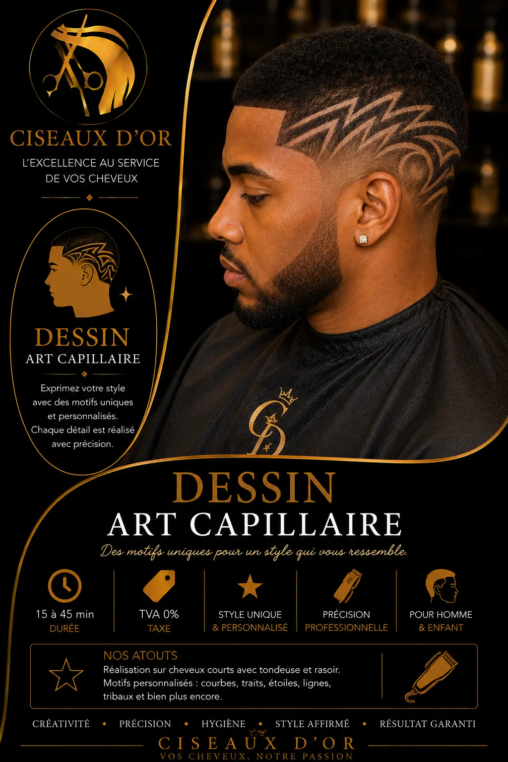 Dessin — Ciseaux d'Or