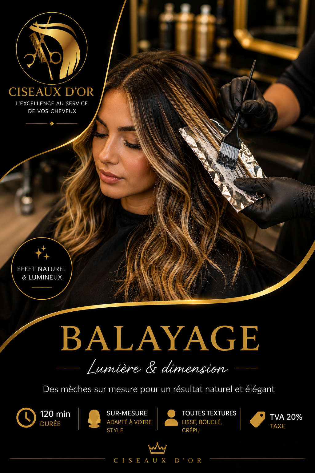 Balayage — Ciseaux d'Or
