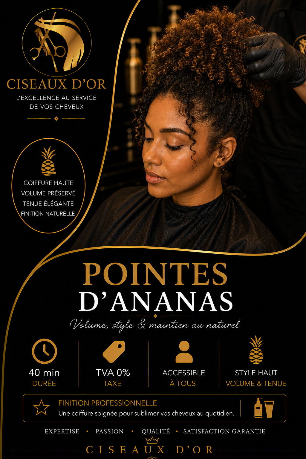 Pointes d'ananas — Ciseaux d'Or