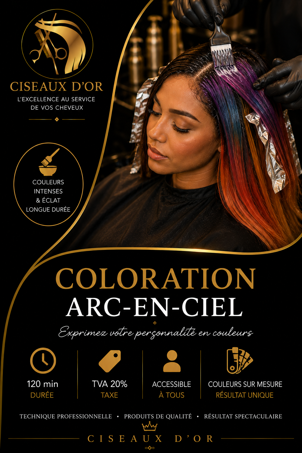 Permanente cheveux long — Ciseaux d'Or