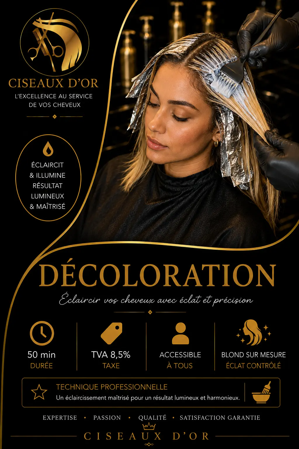Décoloration — Ciseaux d'Or