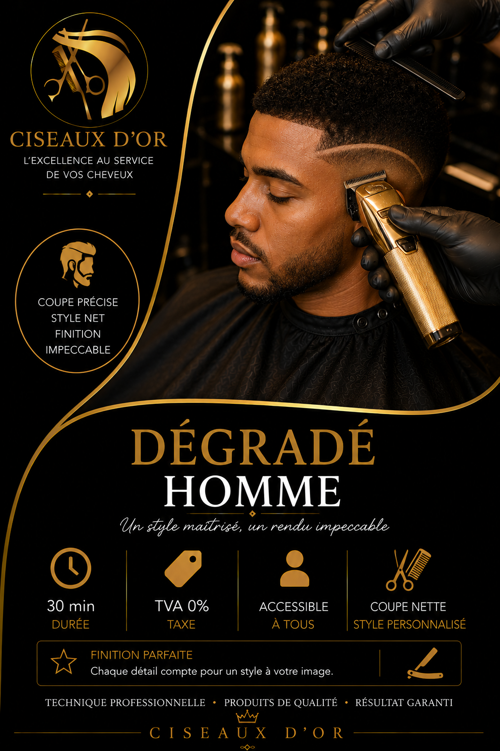 Dégradé — Ciseaux d'Or