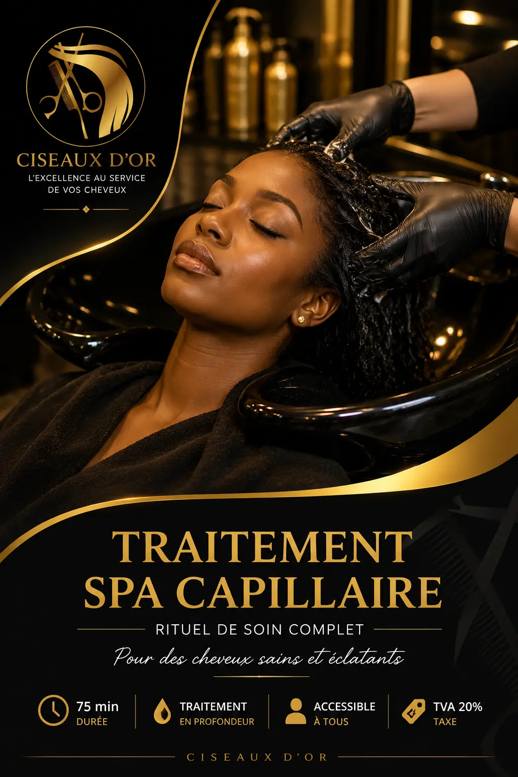 Traitement spa capillaire — Ciseaux d'Or