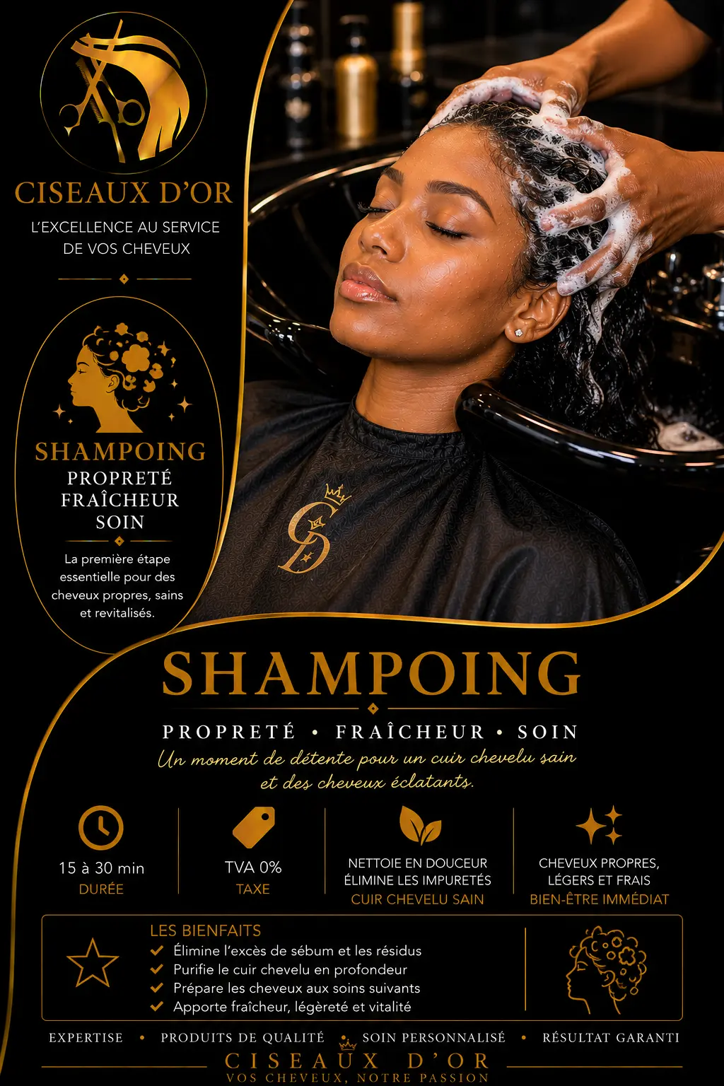 Shampoing — Ciseaux d'Or